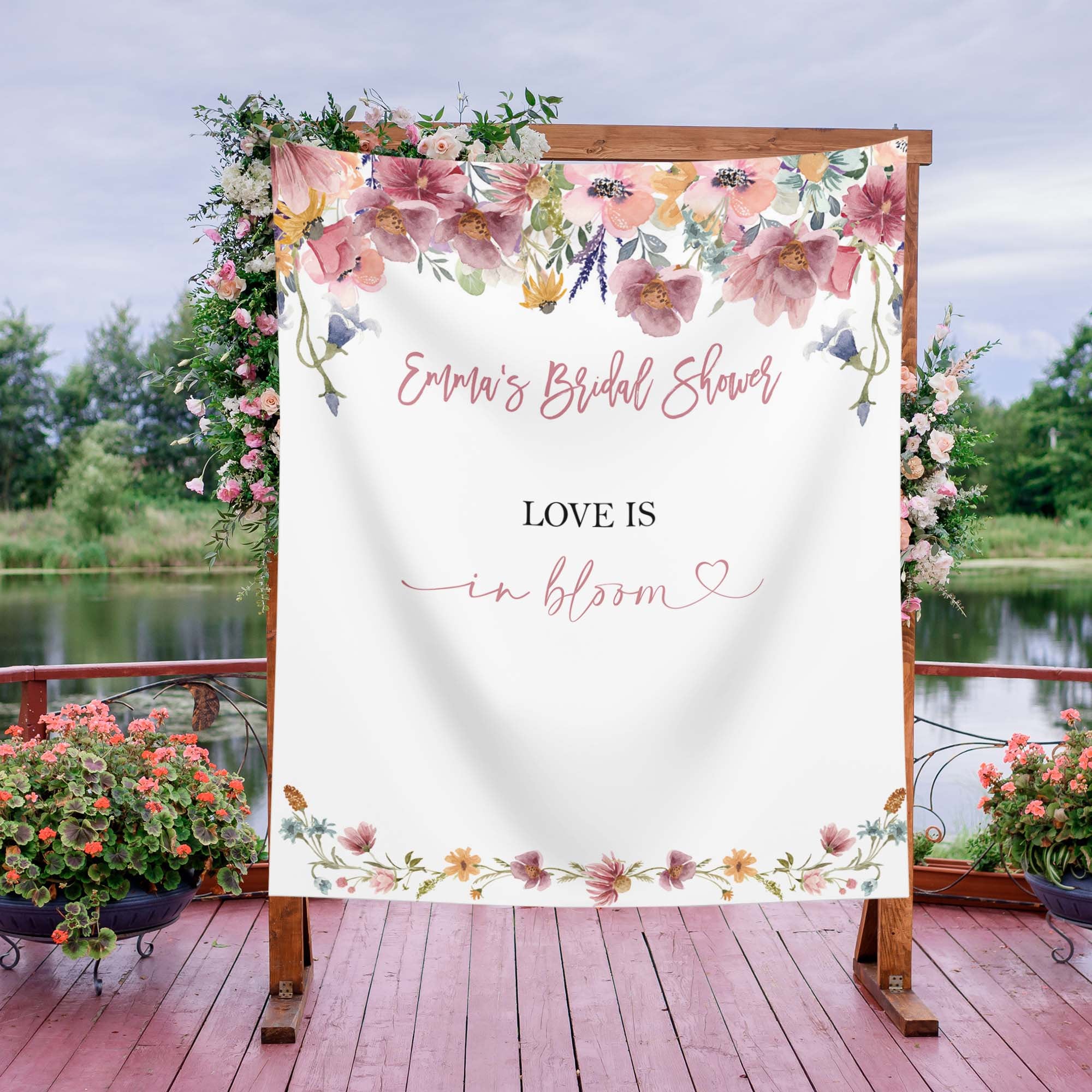 Love is in Bloom Bridal Shower Ideas