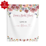 Love in Bloom Bridal Shower Backdrop - iJay Backdrops