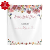 Love in Bloom Bridal Shower Backdrop