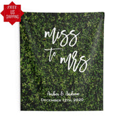 Miss to Mrs Artificial Grass Backdrop - iJay Backdrops
