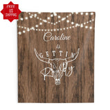 Getting Hitched Bachelorette Party Backdrop