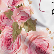 Pink Floral Photo Backdrop for Bridal shower - iJay Backdrops