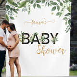 Custom Greenery Baby Shower Backdrop