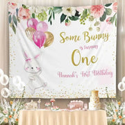 Easter Bunny Birthday Backdrop - iJay Backdrops