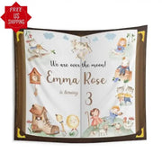 Nursery Rhymes Book Birthday Backdrop - iJay Backdrops