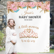 Princess Backdrop, Baby Shower Decoration, Baby shower backdrop, Royal Baby Shower Photobooth Backdrop - iJay Backdrops