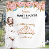 Princess Backdrop, Baby Shower Decoration, Baby shower backdrop, Royal Baby Shower Photobooth Backdrop