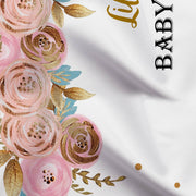 Personalized Pumpkin Backdrop for Baby Shower - iJay Backdrops