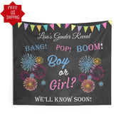 Boy or Girl Gender Reveal Backdrop - iJay Backdrops
