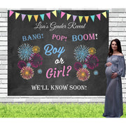 Boy or Girl Gender Reveal Backdrop - iJay Backdrops