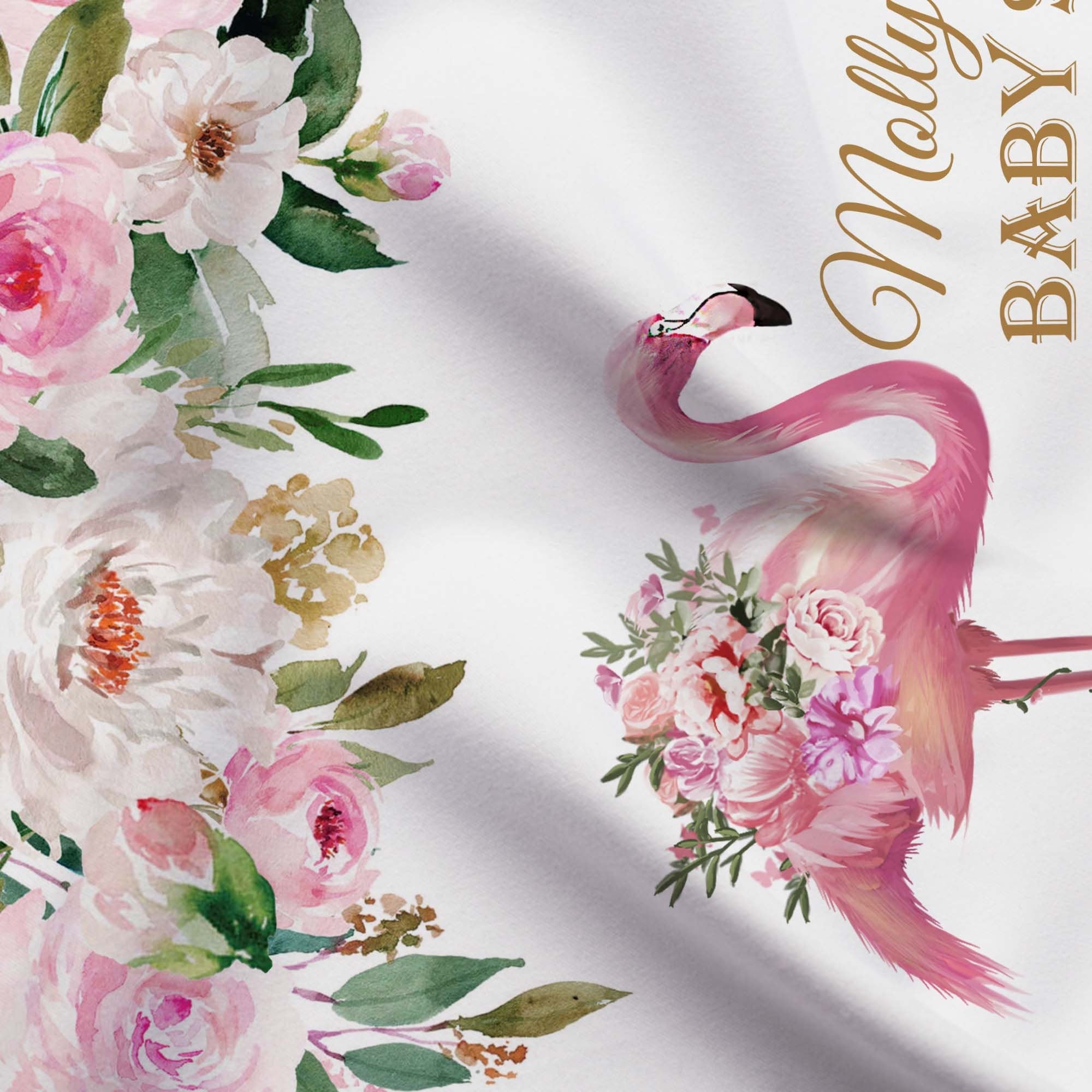 Flamingo Baby Shower, Baby Shower Backdrop, Floral backdrop, Girl Baby Shower Decoration, Floral Flamingo Photo booth Backdrop