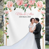 Pink Photo Backdrop for Wedding