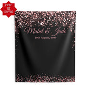 Rose Gold Wedding Backdrop - iJay Backdrops