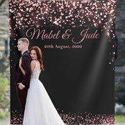 Rose Gold Wedding Backdrop - iJay Backdrops
