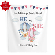 Portable Baby Gender Reveal Backdrop for Gender Reveal Decorations - iJay Backdrops
