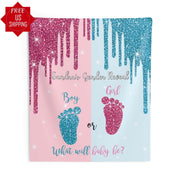 Pink Blue Gender Reveal Backdrop - iJay Backdrops