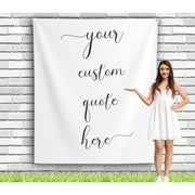 Custom Quote Backdrop for Weddings - iJay Backdrops