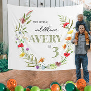 Wildflower Kids Birthday Backdrop - iJay Backdrops