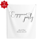 Simple Engagement Party Backdrop - iJay Backdrops