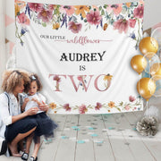 Wildflower Birthday Backdrop - iJay Backdrops