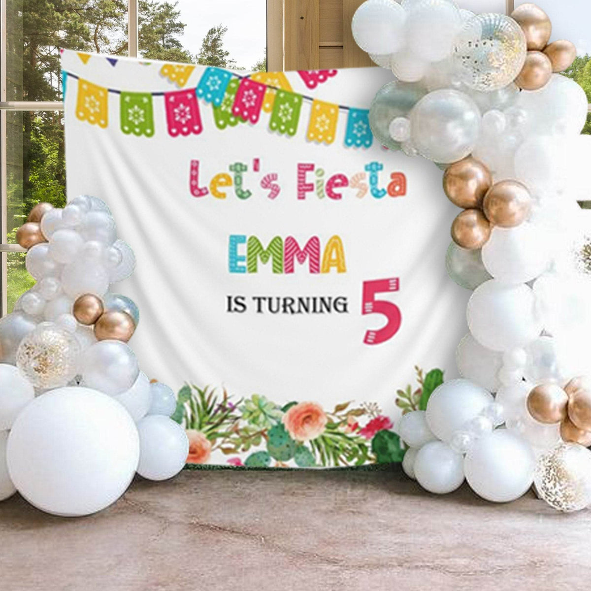 Fiesta Birthday Backdrop - iJay Backdrops