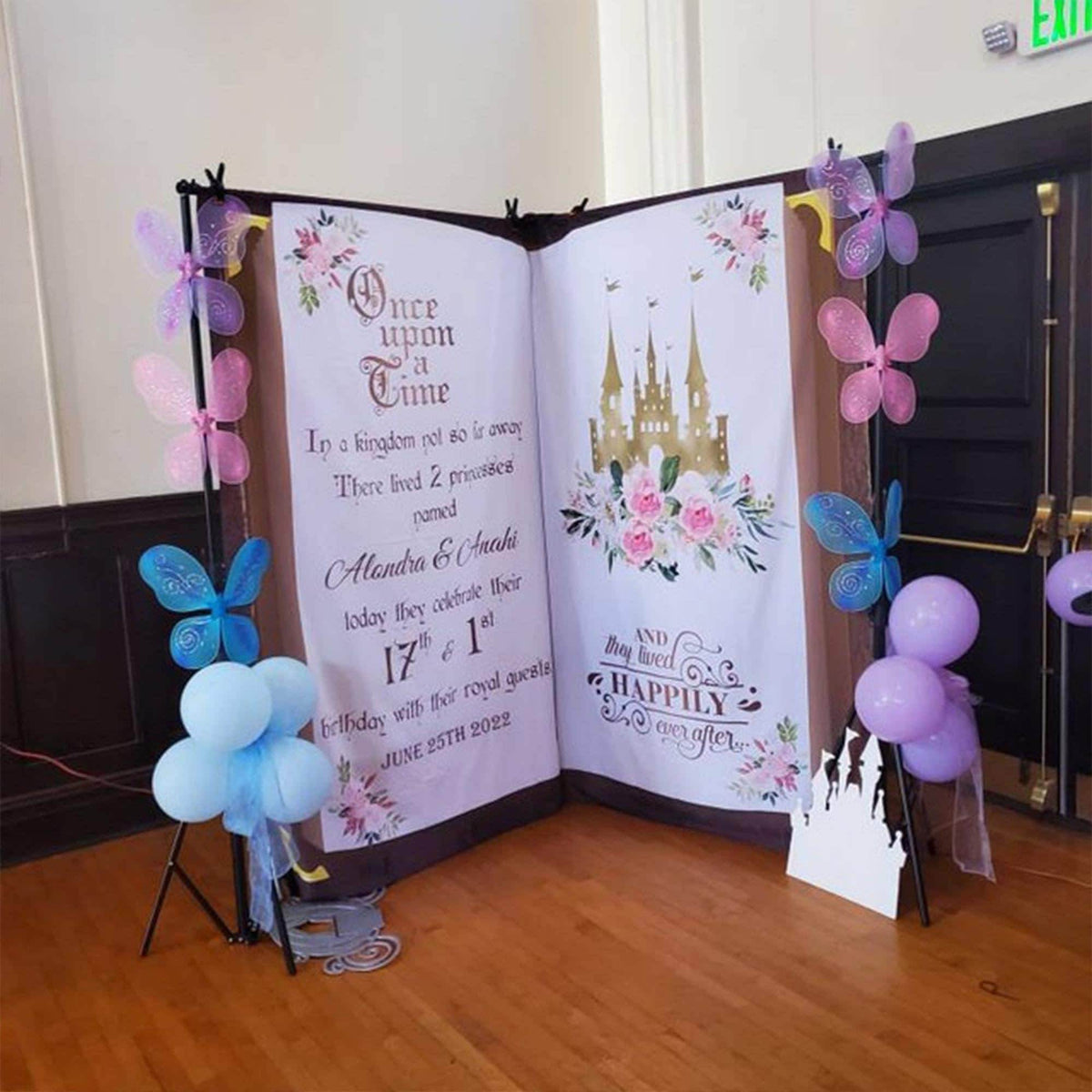 Twins Royal Birthday Backdrop - iJay Backdrops