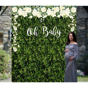 Fabric Grass Wall Baby Shower Backdrop - Oh Baby - iJay Backdrops