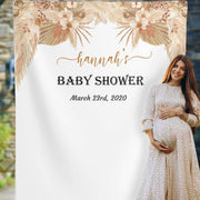 Custom Pampas Grass Baby Shower Backdrop - iJay Backdrops