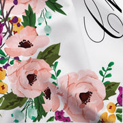 Personalized Floral Wedding Photo Backdrop - iJay Backdrops