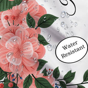 Personalized Floral Wedding Backdrop For Reception / Peach Backdrop - iJay Backdrops