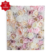 Personalized Flower Wedding Backdrop - Durable print fabric backdrop - iJay Backdrops