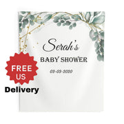 Greenery Baby Shower Backdrop - iJay Backdrops