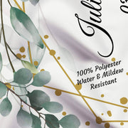 Personalized Greenery Bridal Shower Backdrop - iJay Backdrops