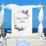 Personalized Wedding Banners/ wedding calligraphy backdrop / Wedding Banner Sayings
