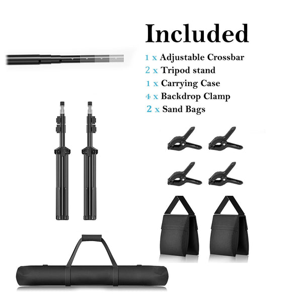10 x 9 ft Adjustable Backdrop Stand – iJay Backdrops