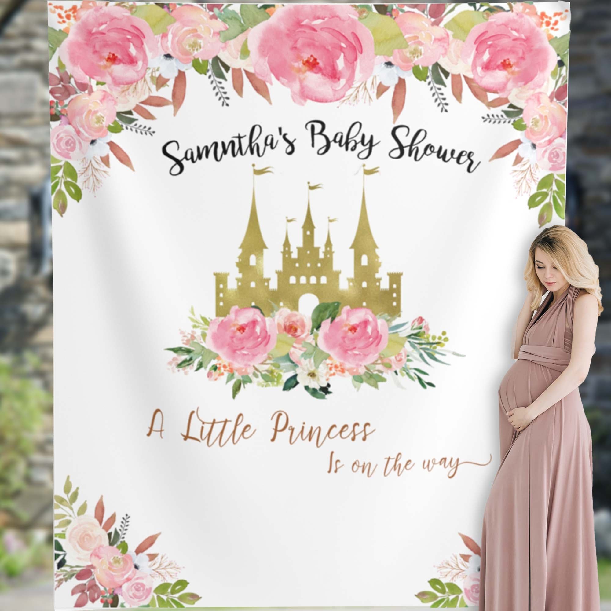 Princess Backdrop for Baby Shower