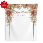 Boho Arch Wedding Photo Backdrop - iJay Backdrops