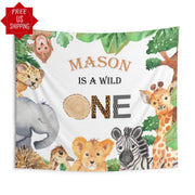 Wild One Backdrop for Birthday Party - iJay Backdrops